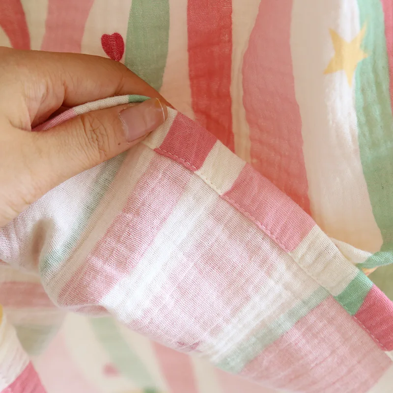 2025 nova saia de dormir feminina 100% algodão crepe fina casa saia conjunto cabeça listrado saia vestido verão bonito e doce senhoras