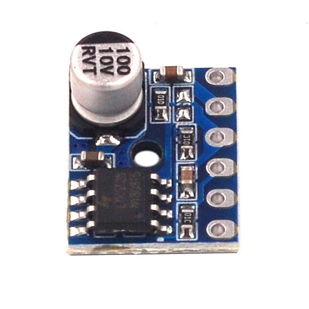 5128 Digital Amplifier Board Module Mono 5W Class D Audio Power Amplifier DC2.5-5.5V Low Distortion Low Noise for USB Speakers