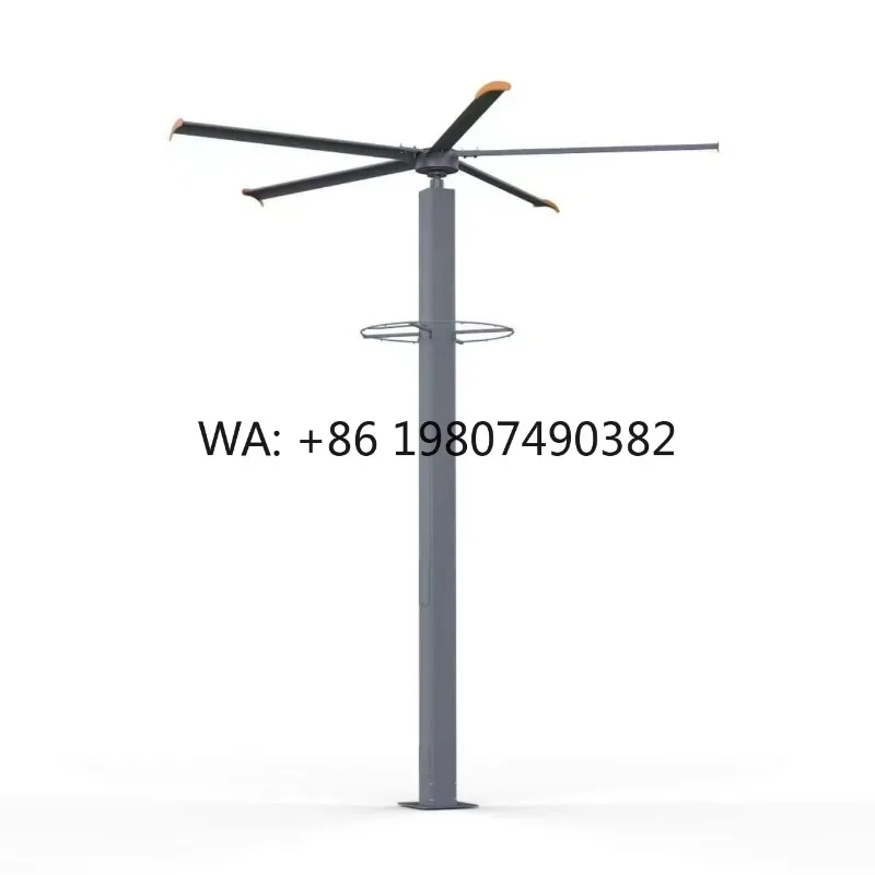 High Power Vertical Misting Fan, High Efficiency Cooling, Outdoor Misting Device for Hot Weather and Large Open Areas