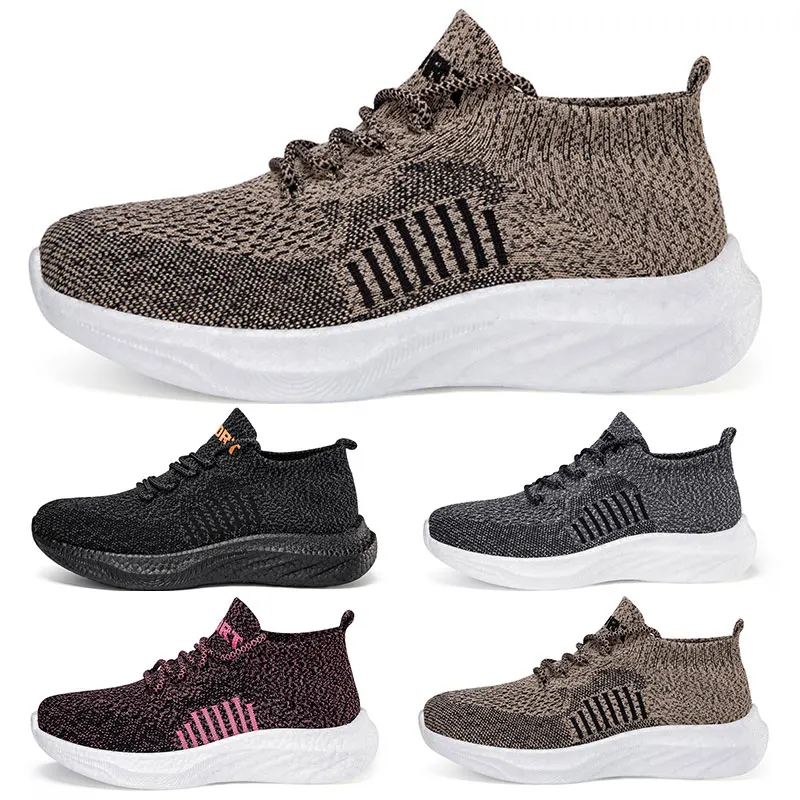 

Low Top Casual Shoes Outdoor Breathable Sock Shoes Women Men Sneakers for Walking Driving Thick Soled Mesh Upper Plus Size 36-45