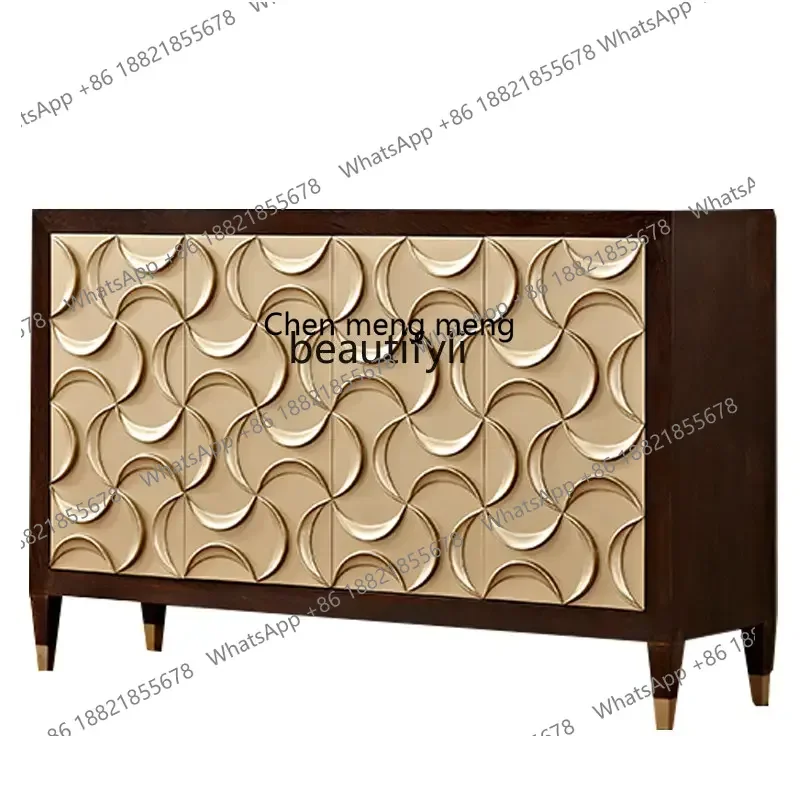 

cc182R11 American Light Luxury Shoe Cabinet Restaurant Side Cabinet Tea Cabinet Simple Modern Locker Nordic Living Room Entrance