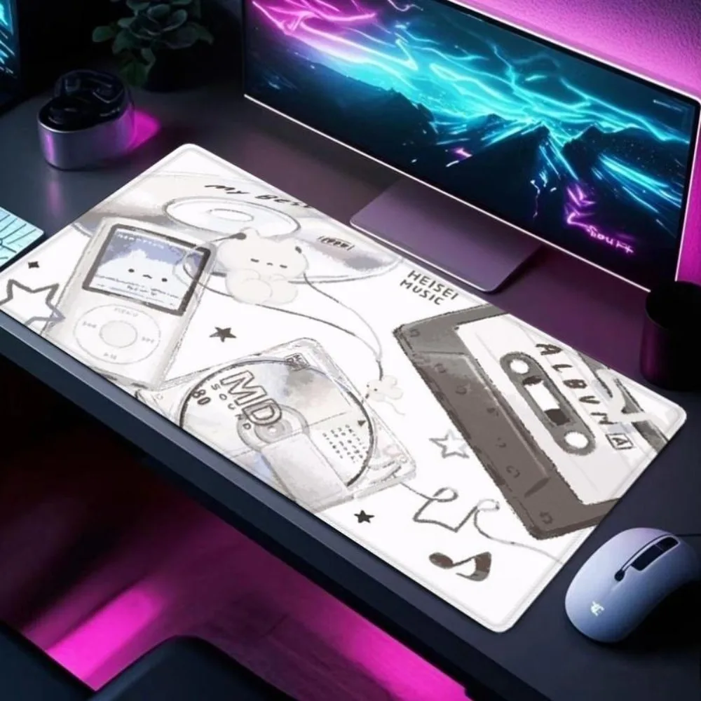 Aesthetics, large game table mat, made of natural rubber material. desk organizers and trays desk accessories tapis de souris