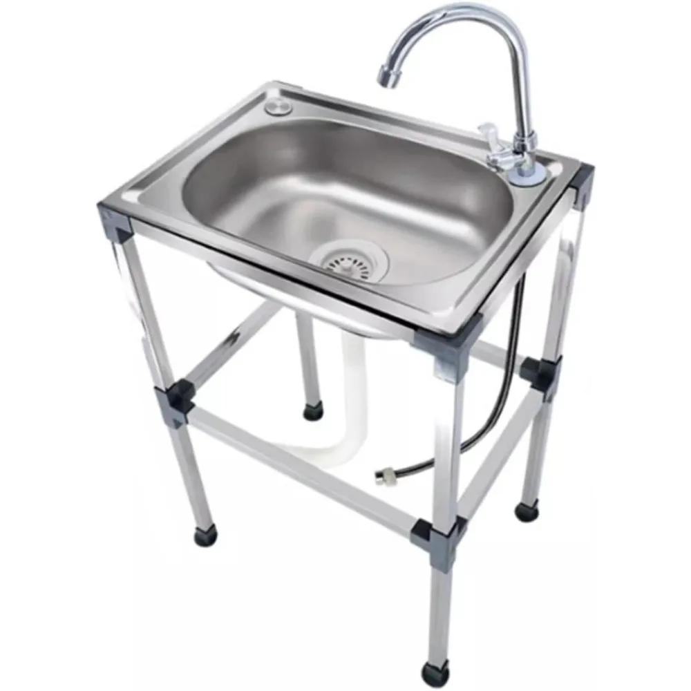 

Коммерческая отдельно стоящая кухонная мойка из нержавеющей стали для ресторанов и полезных использования