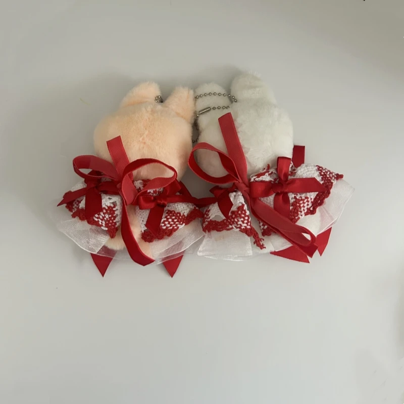 جديد SKZOO ألعاب من نسيج مخملي سلسلة مفاتيح من الكرتون لطيف الضالة الاطفال ألعاب من نسيج مخملي قلادة حقيبة ظهر صغيرة قلادة FM الطرفية هدية للأطفال