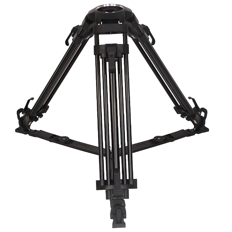 Photographic Equipment Jiepai V8 Professional Broadcast CCTV Heavy Du ty Video Ca mera Tripod With Fluid Head