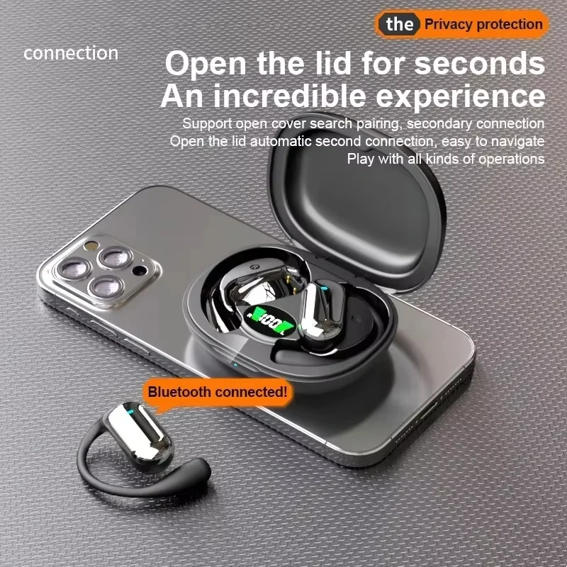 New Q16S Bluetooth Headset with Ai Translation Function, 144 Languages, Long Battery Life image 5