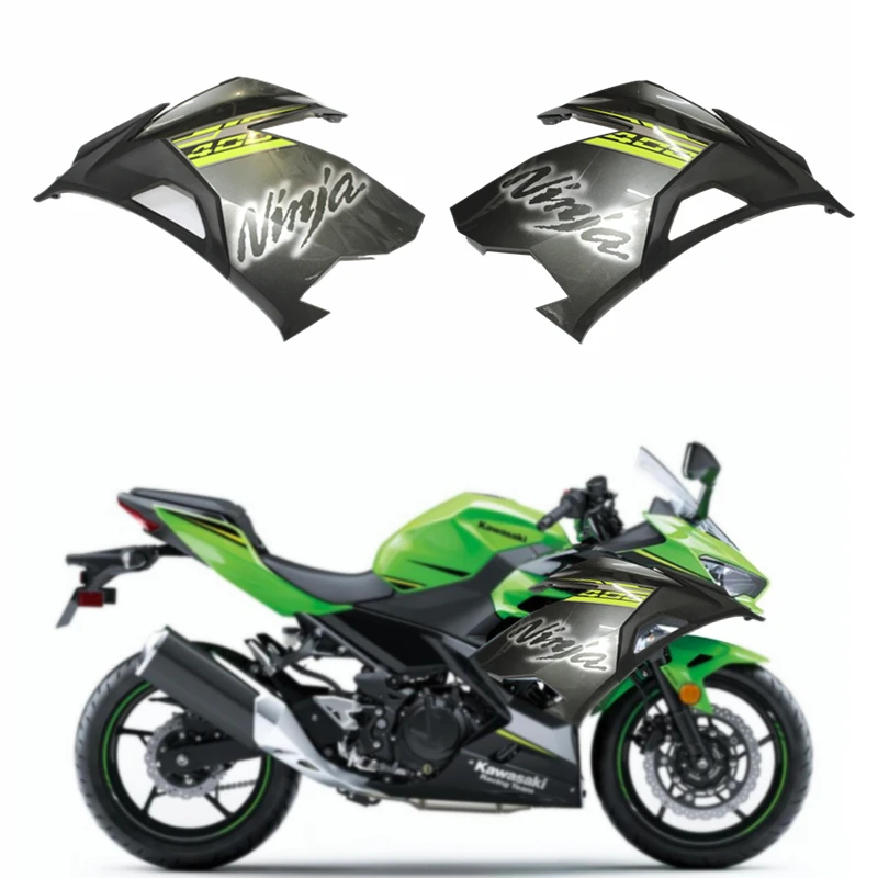 

Metallic Black For Kawasaki Ninja400 EX400 2018 2019 2020 2021 2022 Ninja 400R Fairing Bodywork Upper Side Cowl Panlel