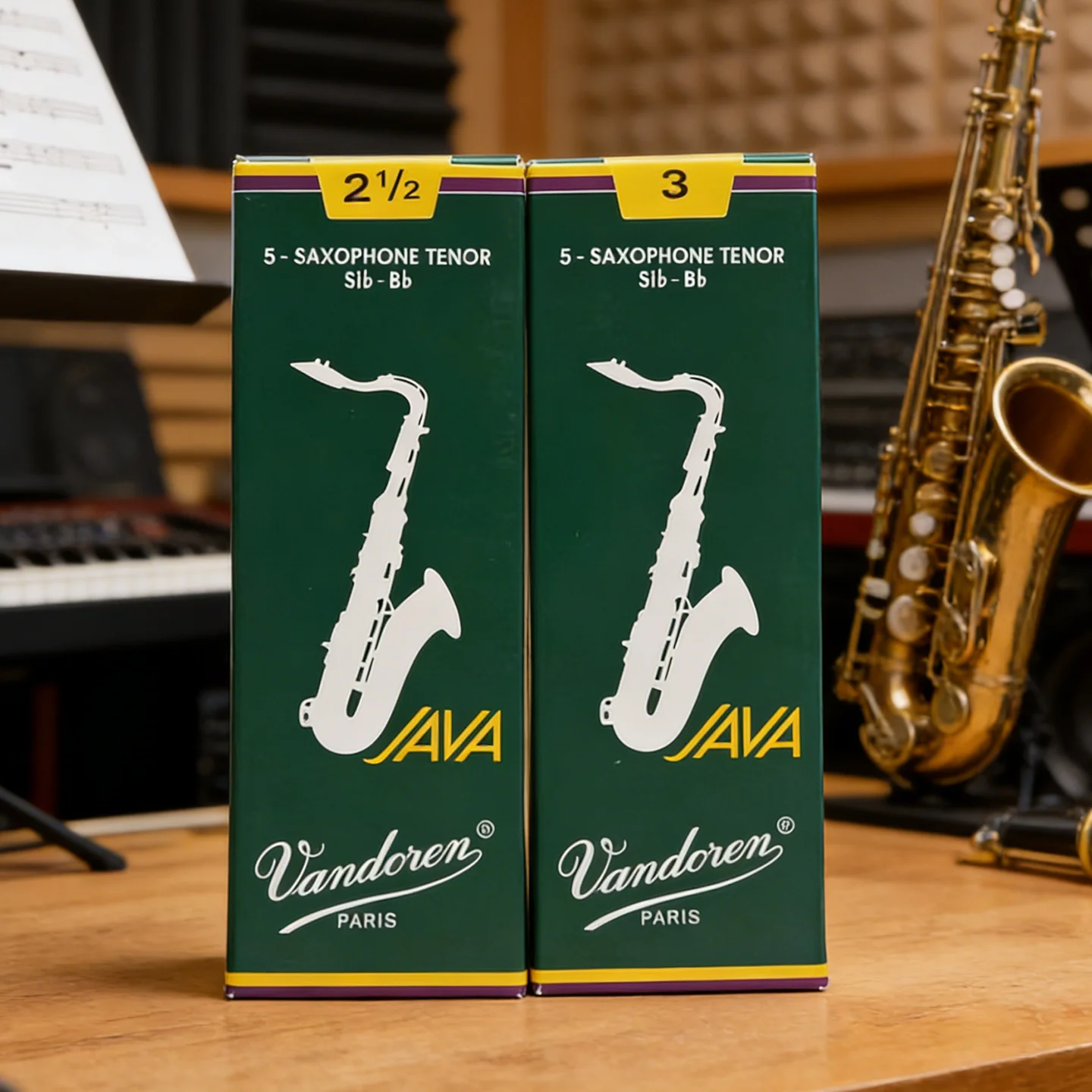 FRANCE Vandoren saxphone reeds green box java  hardness professional Tenor reeds saxphone reed