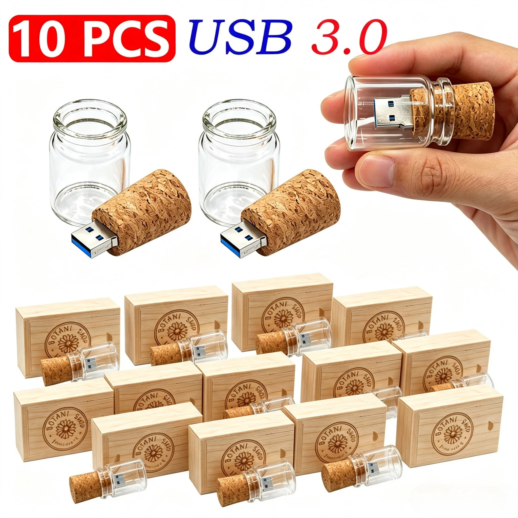 10pcs-usb-30-u-disk-glass-drift-bottle-with-cork-flash-drive-pendrive-4gb-8gb-16gb-32gb-64gb-wedding-gift-free-custom-logo