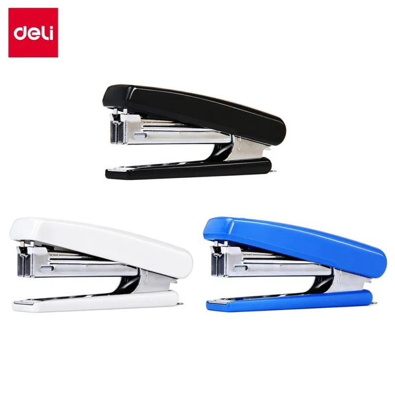 Deli Easy-Force Small Needle-Type Stapler for Students & Offices - Compatible with 10# Staples