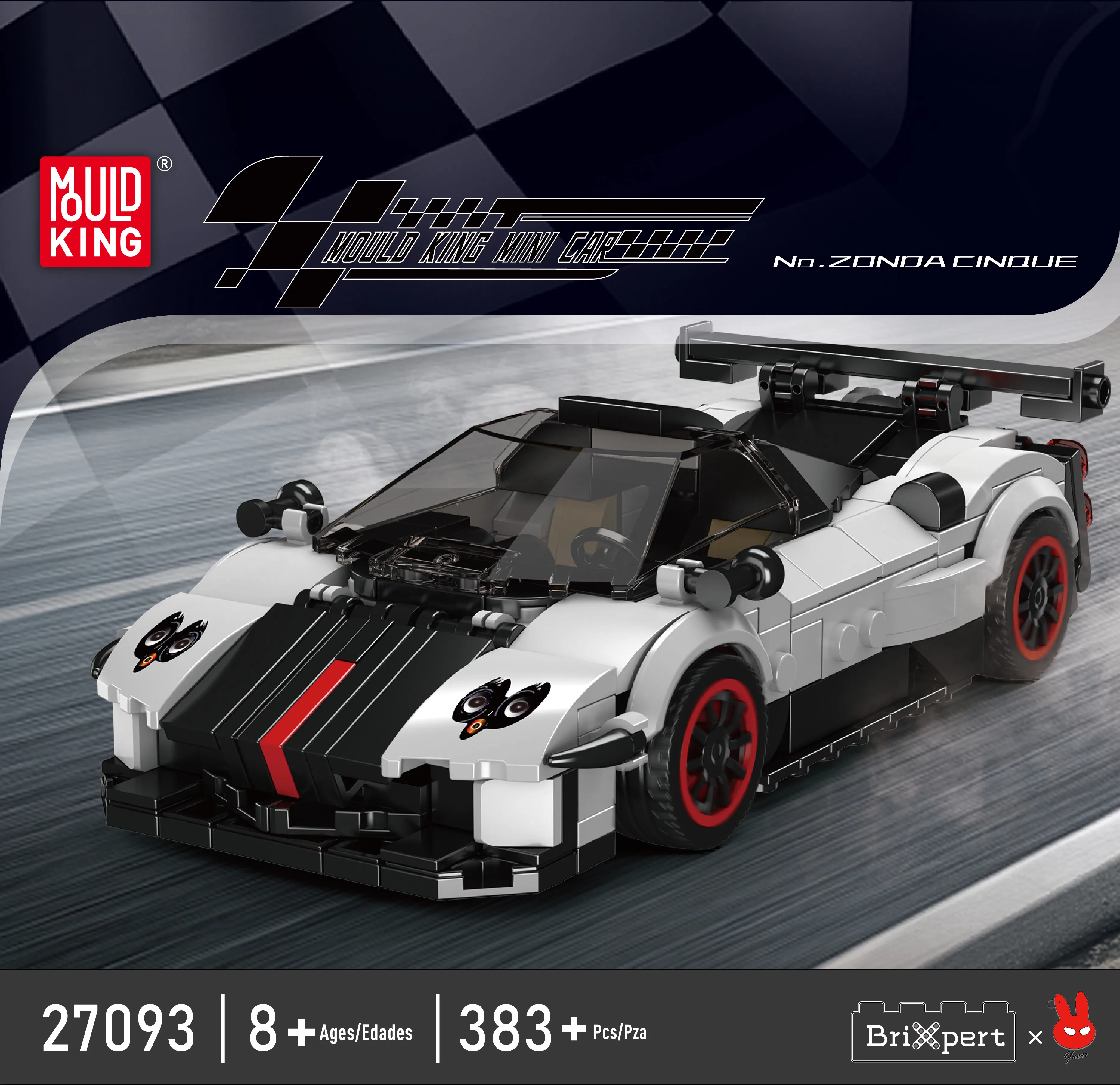 Mini bloques de construcción de la serie de coches famosos, Kit de modelo de ensamblaje de gránulos pequeños para niños y adultos, colección de regalos de juguete DIY creativo