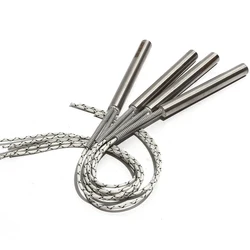 200W-250W Cartridge Heater 10x50mm/52mm/55mm/58mm/60mm Heating Element 316SS 220V/110V/380V Single Head Heater Pipe 5pcs/lot