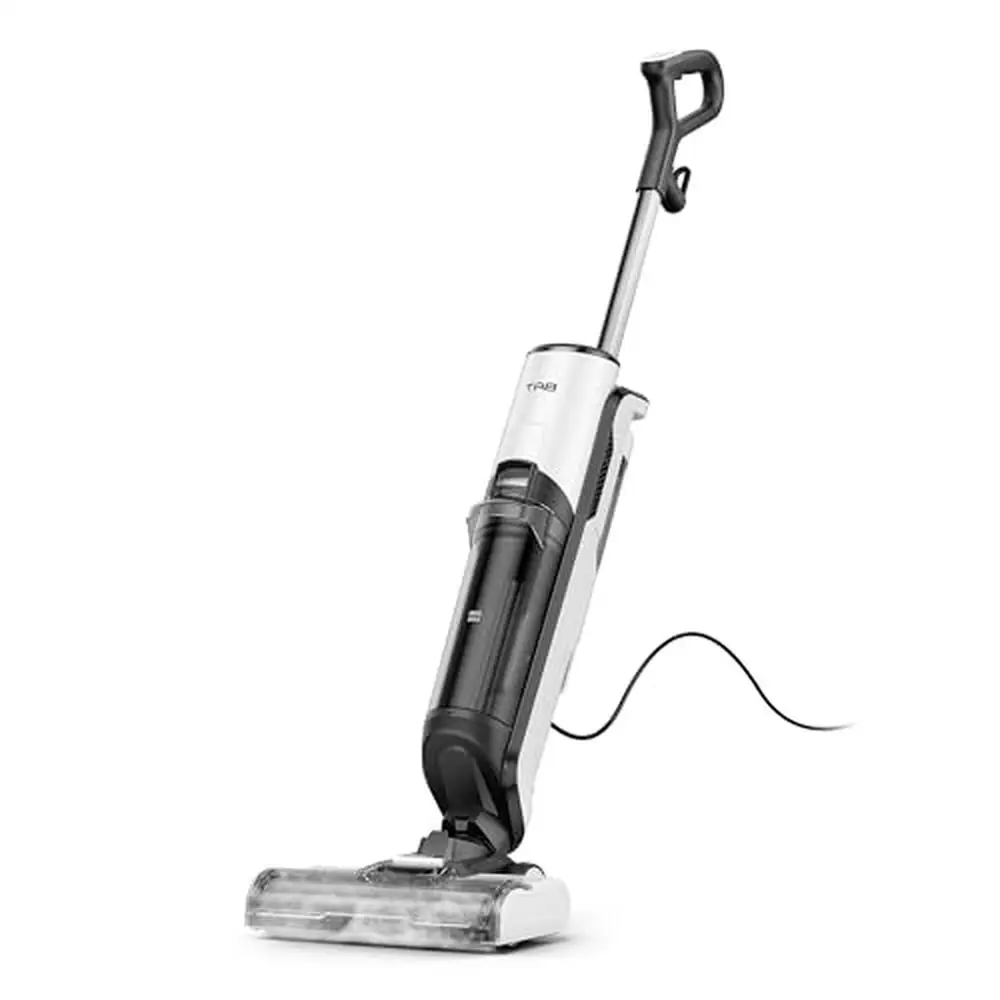 iVapor S5 3-in-1 Electric Vacuum Mop Scrubber Combo Hard Floors Deep Clean Multiple Modes Self-cleaning Accessories Included