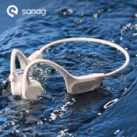 Sanag B60S Pro Max True Bone Conduction Bluetooth 5.3 Wireless Earphone IPX8 Swim Riding Headphones 64GB Memory MP3 Earbuds