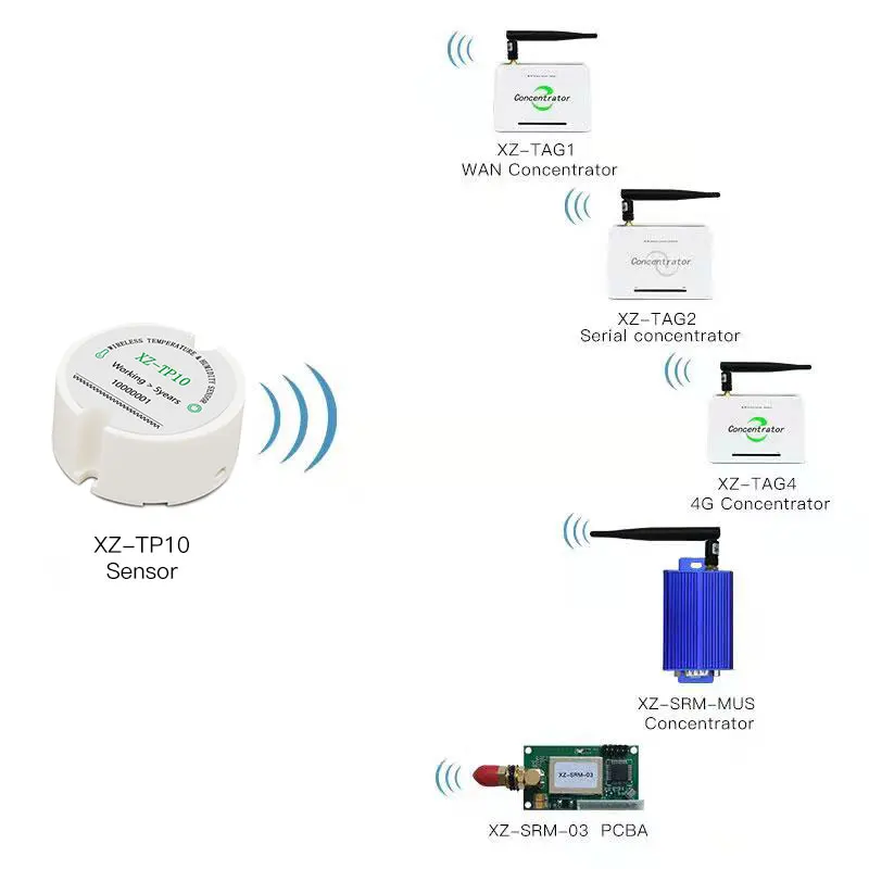 Wireless Temperature Sensor for Fridge Refrigerators, Real-time Temperature Monitor, 868MHz, 433MHz,915Mhz