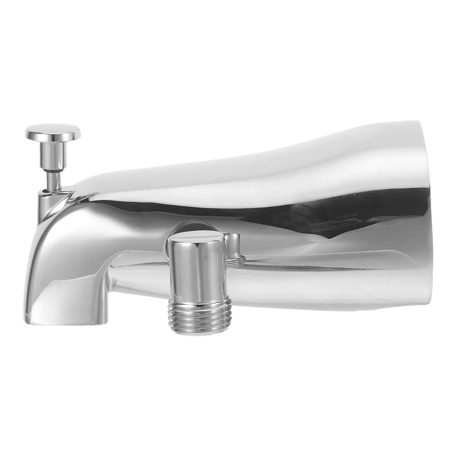 

Premium Chrome Bathtub Faucet Bottom Outlet Deck Mounted Single Lever Mixer Tap Designed for Freestanding Tub Installation