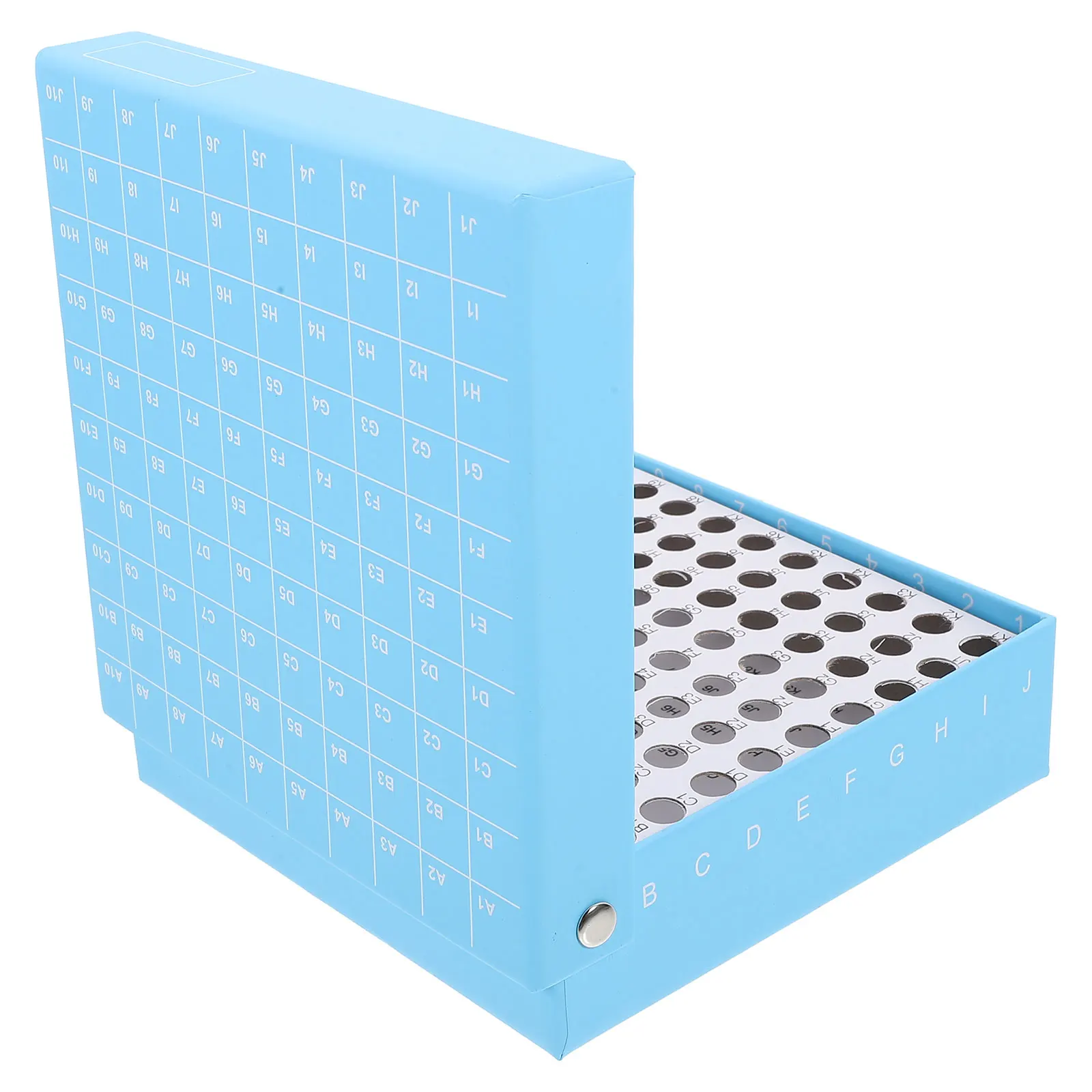 

Lab Centrifuge Tube Storage Box Sturdy 81Slot Design Cryogenic Safe Microcentrifuge Container for Sample Identification and