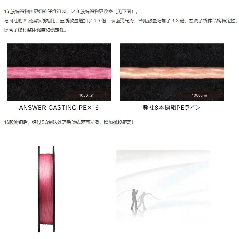 لعبة صب المياه المالحة اليابانية PE X16 خط تجديل 150 متر/200 متر لصيد الأسماك في المياه العذبة والمياه المالحة #3