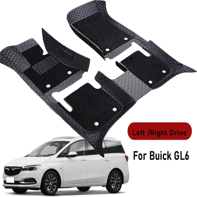 Car floor mats for Buick GL6 2018 2019 2020-2021 Customauto foot Pads automobile carpet cover interior accessories