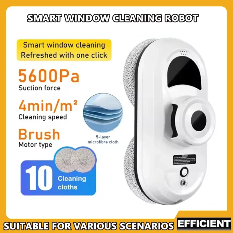 

Window Cleaner Robot Vacuum Cleaning Remote Control For Home Cleaning Anti-Fall Electric Windows Washer Glass Cleaner