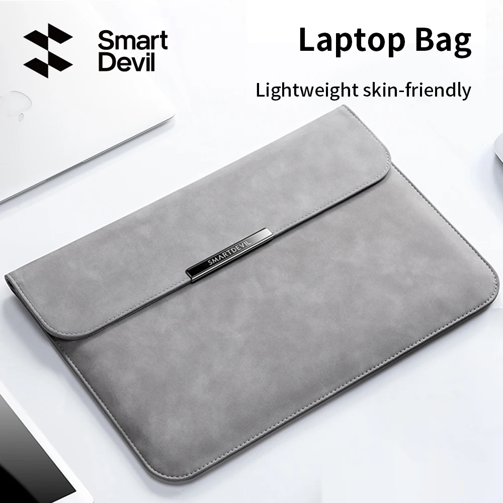 SmartDeviL-bolsa para ordenador portátil 9 en 11, 12 y 16 pulgadas, para MacBook Air Pro Matebook, paquete de ordenador con vesícula biliar interna