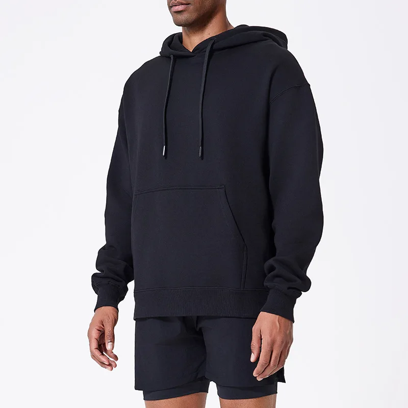 Pull à manches longues pour hommes et femmes, sweats à capuche de poche décontractés, vêtements de sport d'extérieur unisexes, mode printemps et automne