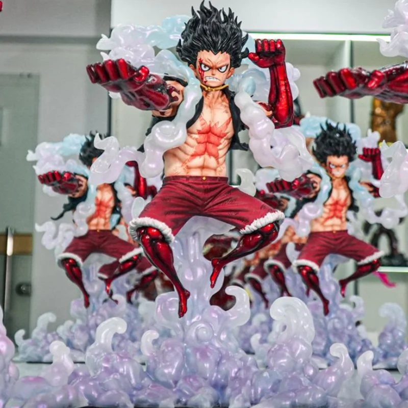 Jt Statue 30cm One Piece Figure Snake Man Luffy Action Figure Anime Pvc Model Toy Collectible Figurine For Fans Gift