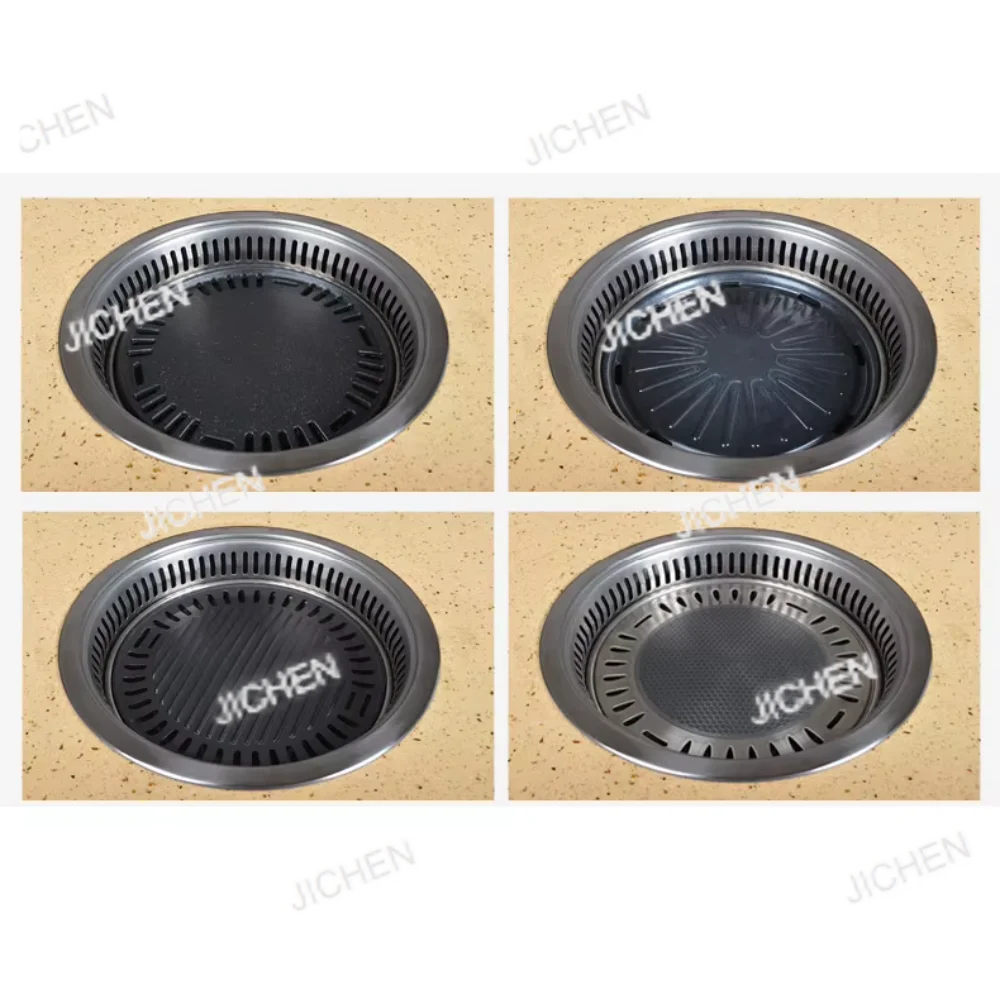 

Встроенный электрический гриль для обеденного стола, бездымный электрический гриль-барбекю