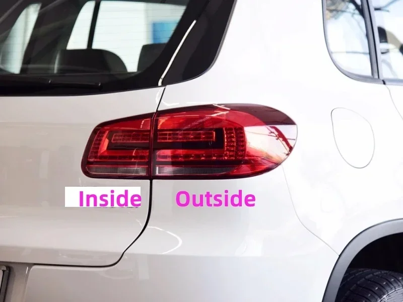 For Volkswagen VW TIGUAN 2013 2014 2015 2016 Rear Taillight Assembly Housing Brake Light Reversing Lamp Assembly