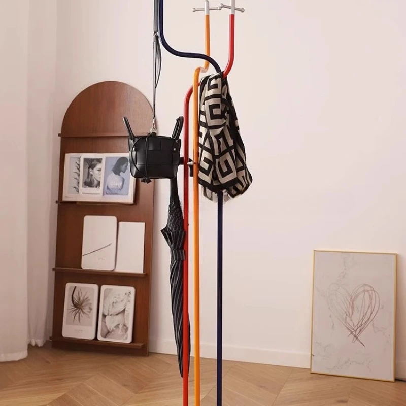 

Internet celebrity floor cross hanger bedroom simple modern coat rack household clothes rack coat rack