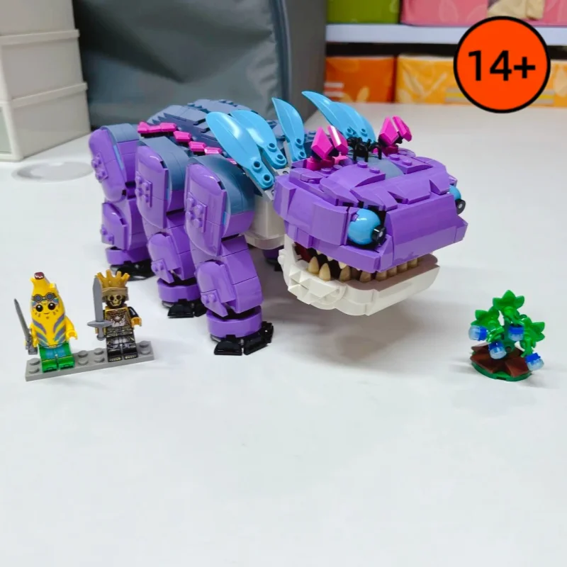 

In Stock 1084PCS Building Block Model Klomberry Dush Dinosaur 77077 Popular Game Klombo Puzzle Toys for Friends Birthday Gifts