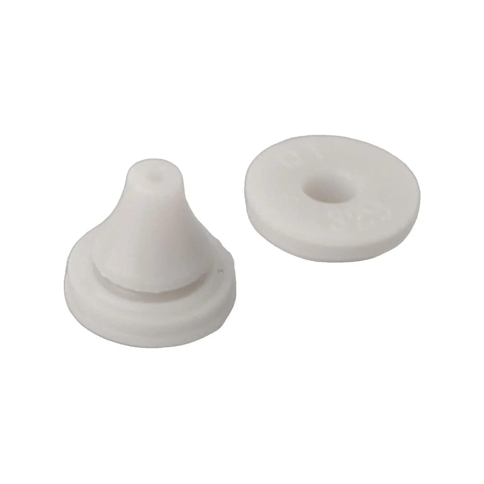 Hot Sale Practical Shower Head Nozzles White 50pcs 7.6*8*0.5 Mm For 4mm Opening Size Shower Head Replace Parts