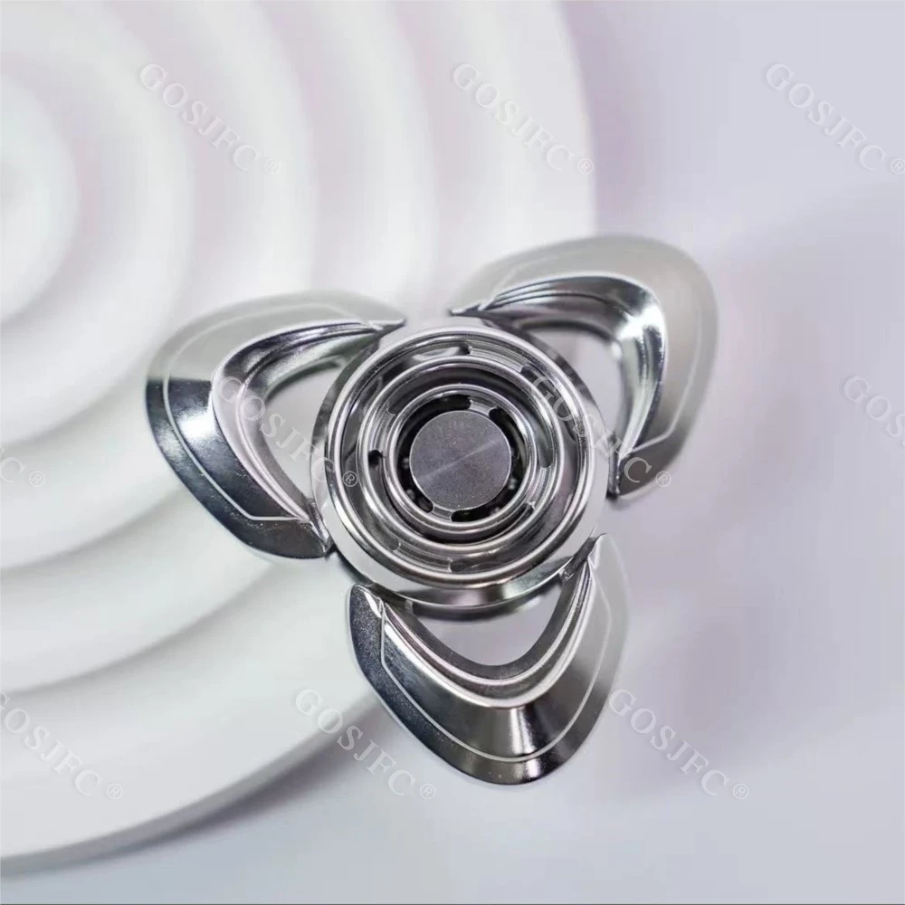 J ZONE EDC Stone Wash Fidget Spinner ze stali nierdzewnej Zabawka antystresowa Fidget Toys dla dorosłych