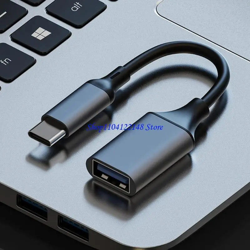 P9FA Type C to USB3.0 OTG Adapter Cable Fast Speed Data Transfer & Functional Conver