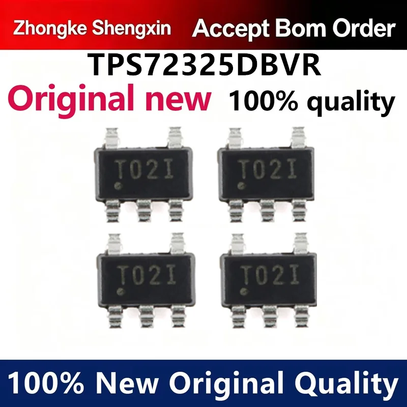 （5pcs-100pcs）Brand new original TPS72325DBVR screen printed TO2I low voltage drop regulator package SOT23-5