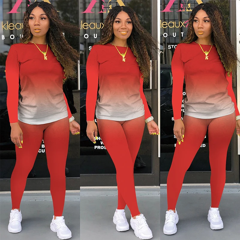 Woman Tracksuit Two Piece Set Shirts+Pants Pullovers Sweatshirts Female Jogging Woman Clothing Sports Suit Outfits