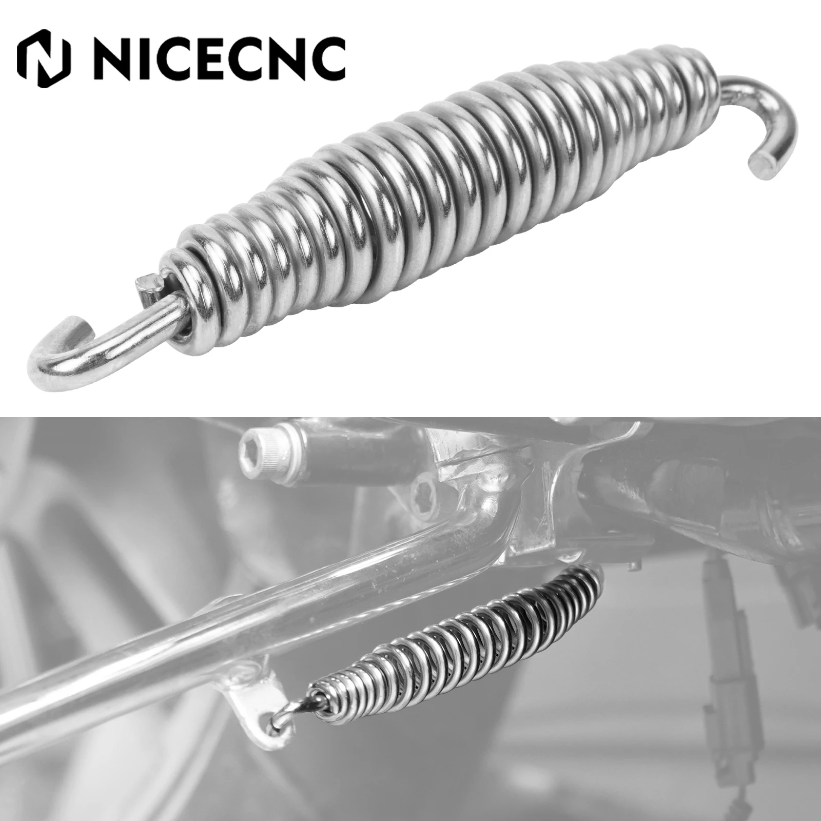 

For Harley 2017-2024 Street Glide FLHX Special FLHXS Kickstand Jiffy Stand Spring Road King FLHR FLHRXS Police FLHP FLHPE Ultra