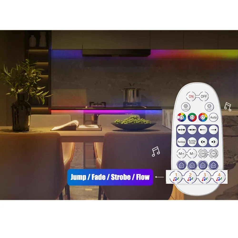 USB 28Key RGB WS2812 WS2811 Addressable Led Strip Lights WiFi RGB Pixels LED Controller