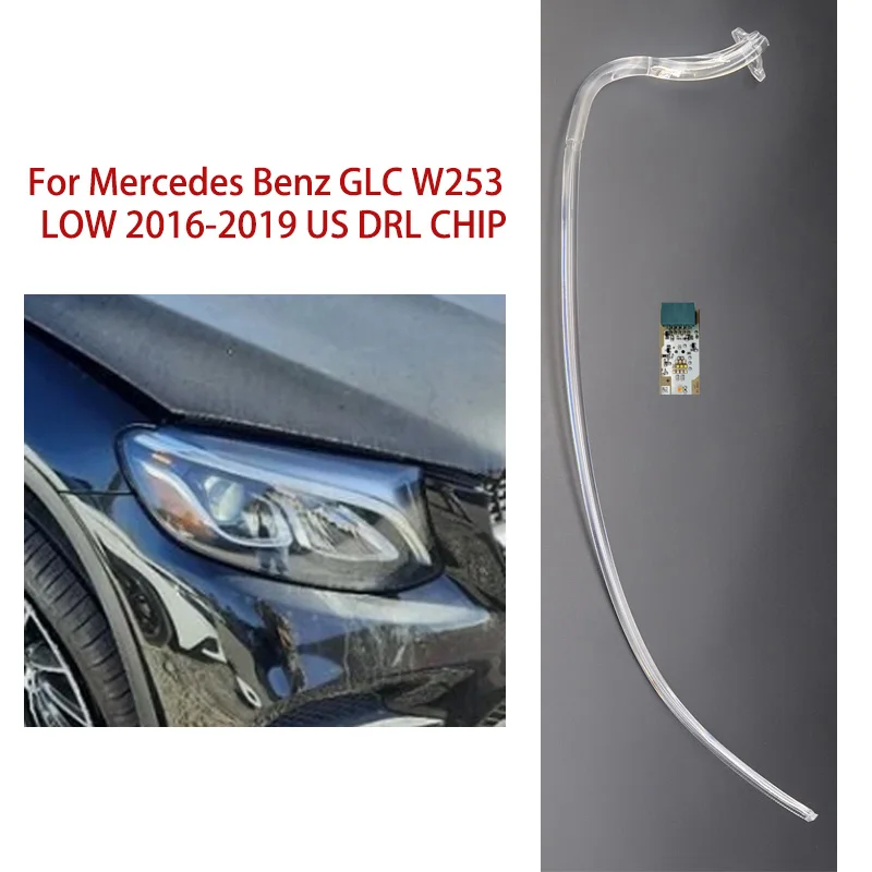

Комплект для восстановления фар DRL CHIP Белый для Mercedes Benz Angel Eye 2016-2019 Балласт GLC W253 Дневные ходовые огни НИЗКИЙ США