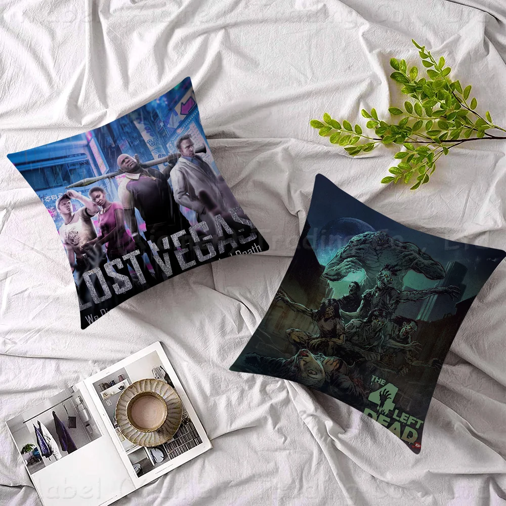 Hot Action Game Left 4 Dead Pillowcase Toon Gift Cushion Cover Bedroom Home Sofa Chair Seat Decor Pillow Case