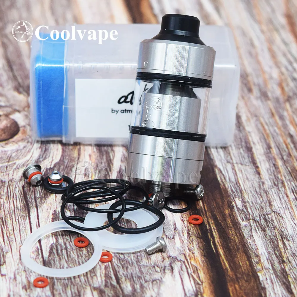 WOLFCOOLVAPE Tripod MTL RTA Atomizer RTA 22mm vape 316SS 2 atomizer tank for coils & atomizers - gallery image 2