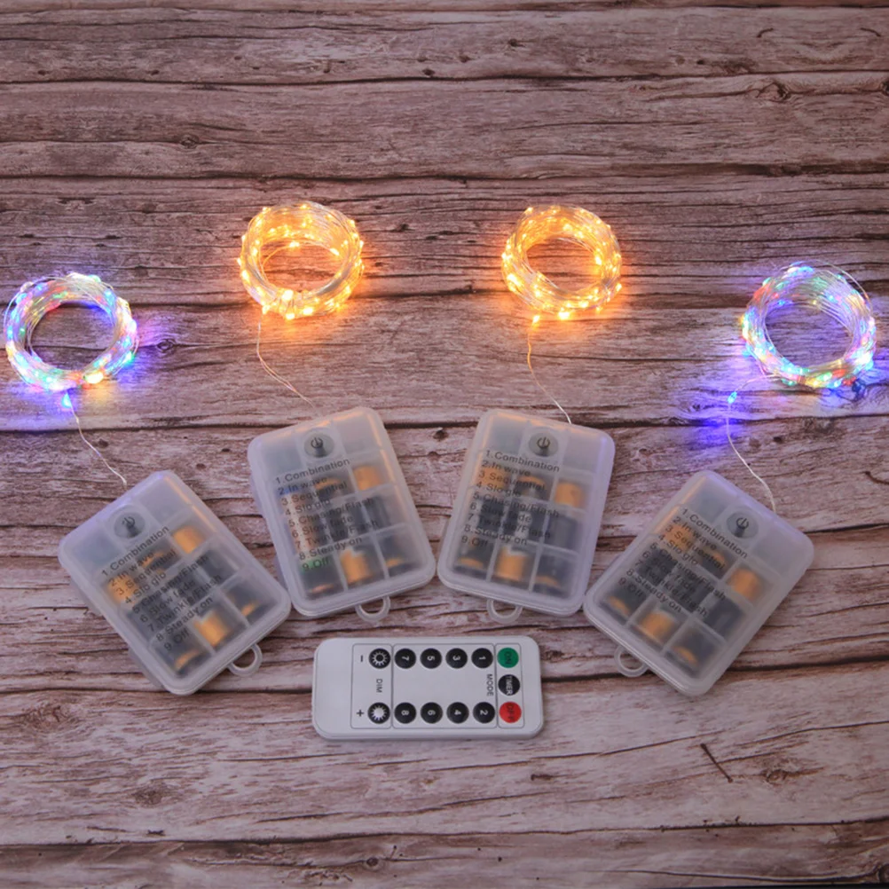 

1Pcs Waterproof Remote Control LED Star String Lights USB Charging Energy Saving Romantic Home Bedroom Party Garden Decoration