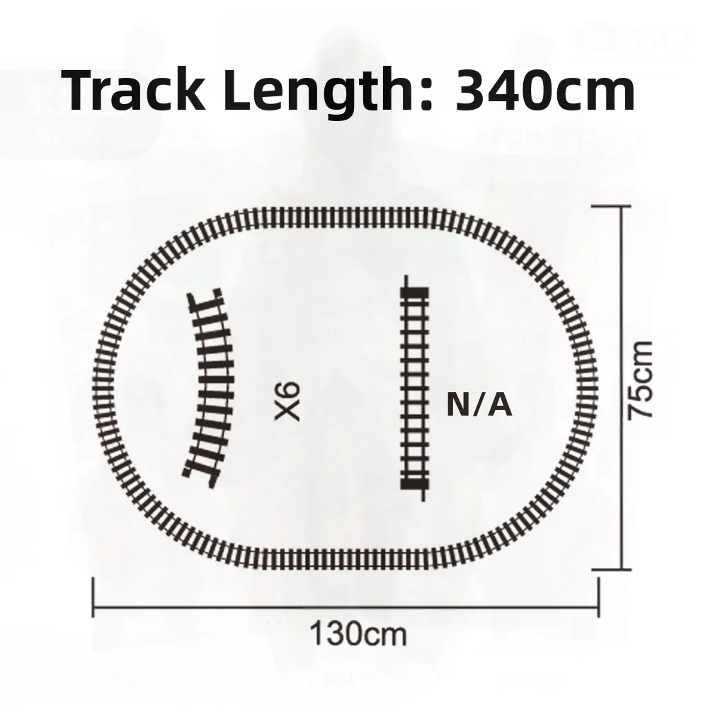 Boys Electric Toy Train Car Children's Christmas Gift Remote Control Train with Light & Sound Features Plastic Model for Kids