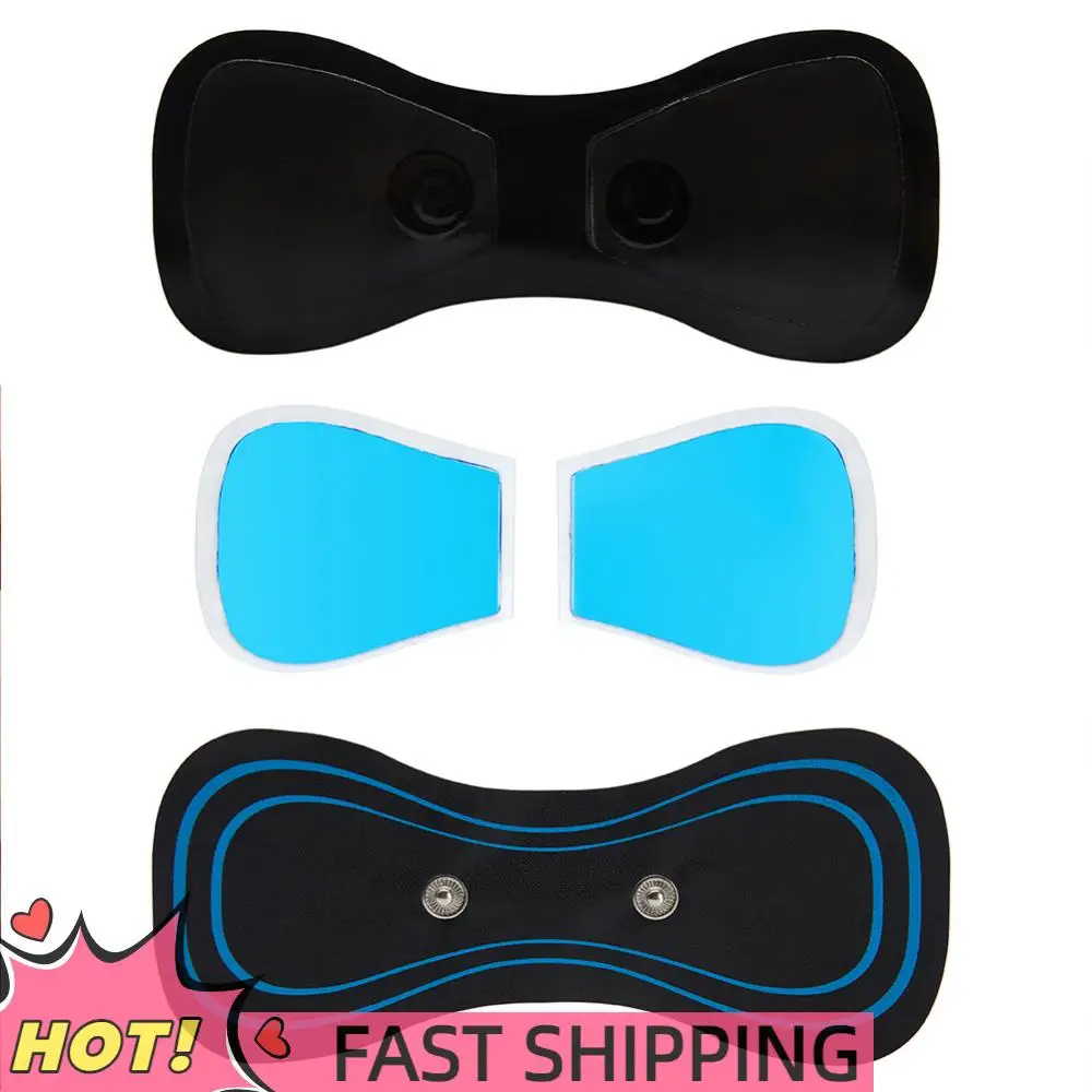 

1 пара/2 шт. массажный пластырь многоразовый силиконовый гель стимулятор мышц наклейка безопасный удобный безвредный EMS тренажер для шеи аксессуары