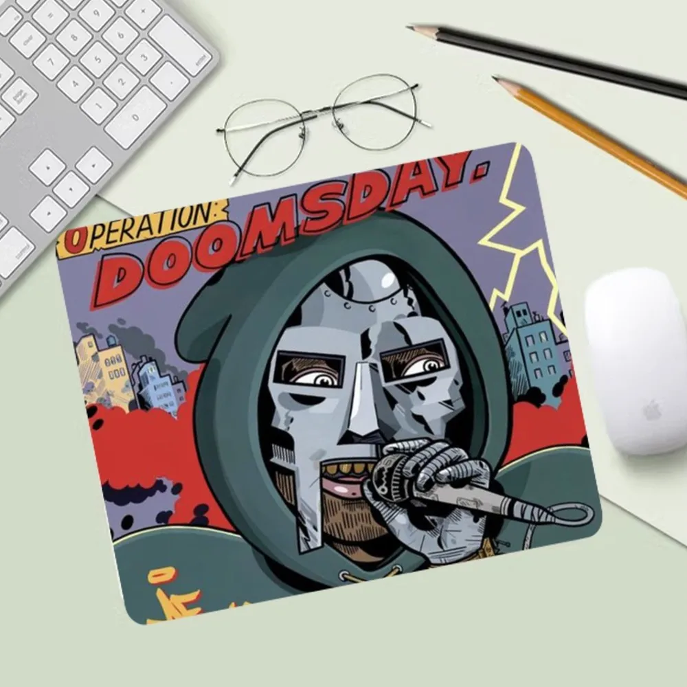 MF DOOM Rapper Mousepad Computer Desk Mat Table Keyboard Pad Laptop Cushion Non-slip Deskpad