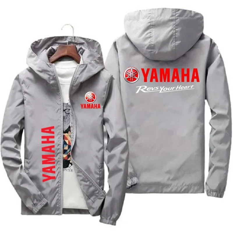 2025 New Yamaha Men's Off road Motorcycle Bicycle Windproof Jacket Hoodie Thin Hoodie Pilot Uniform