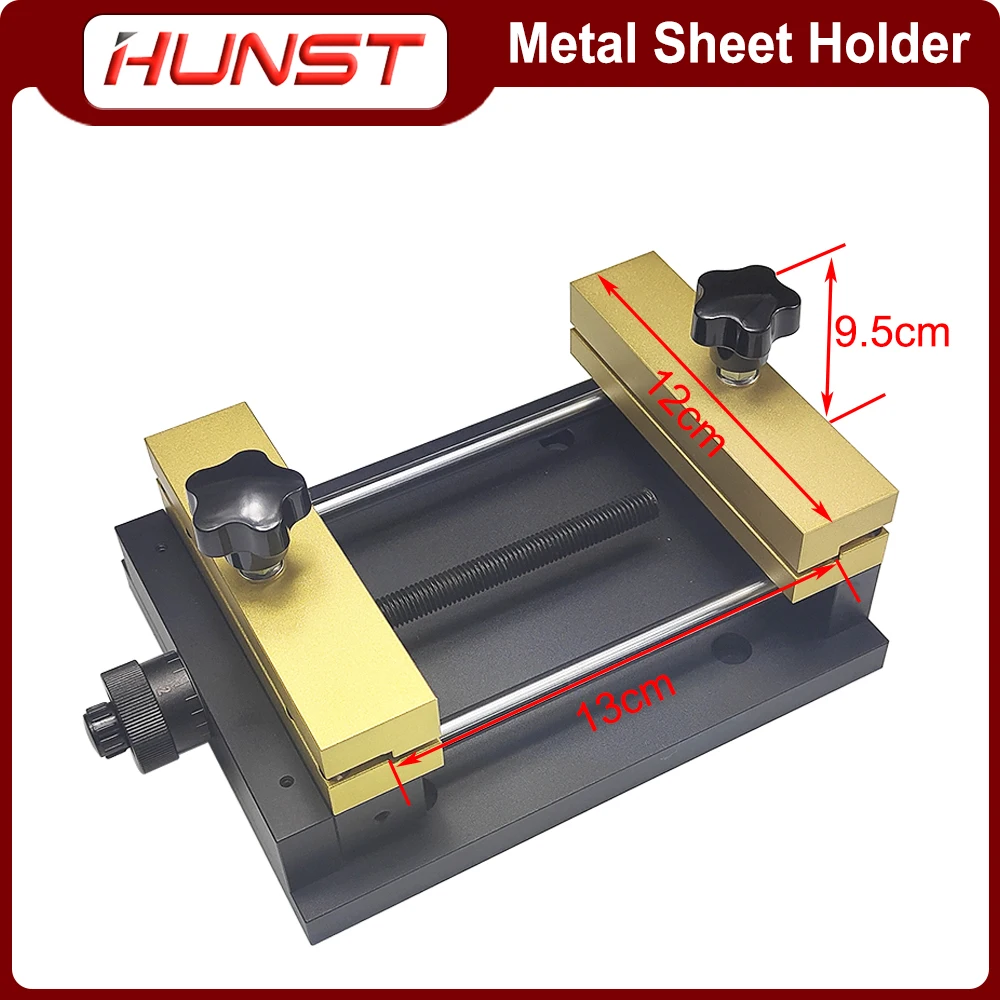 HUNST Metal Sheet Holder Marking Attechment Fixed Bracket Metal Fixture for Fiber Laser Engraving Machine Card Cutting