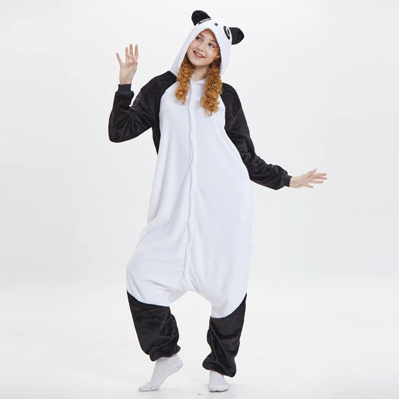 Ensemble de pyjama Kigurumi KrasnoOnesies pour adultes, costume de cosplay animal, combinaisons de fête d'Halloween, glouton chaud, femmes et hommes, hiver