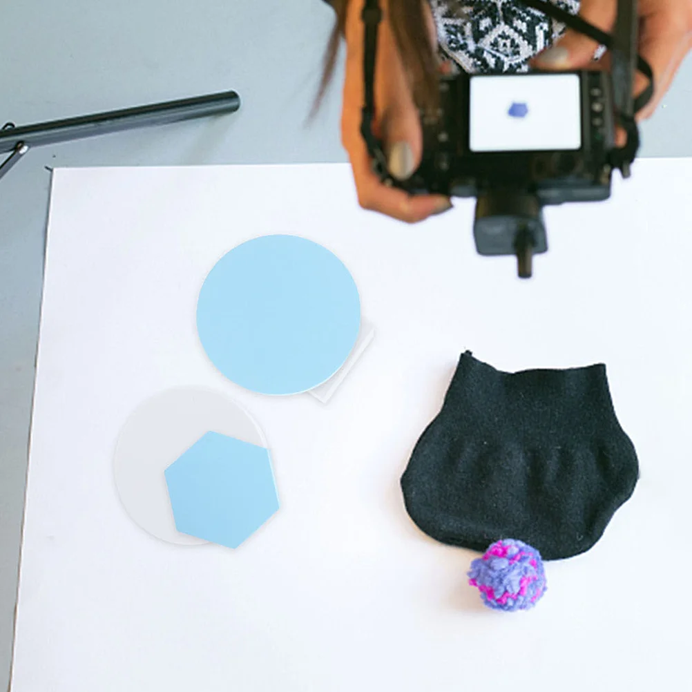 

8Pcs Foam Cubes Photography Props Geometry Shapes Durable Lightweight Photo Props for Jewelry Cosmetics Photoshoot