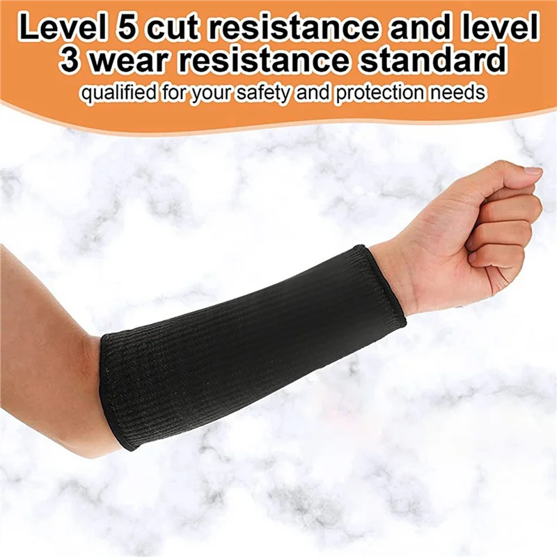 -A15I 8 Pair Cut And Burn Resistant Sleeves Arm Protection Sleeves Forearm Protectors For Thin Skin And Bruising